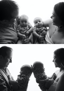 عکاسی نوزاد دوقلو در منزل