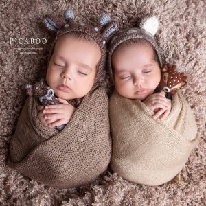 عکاسی نوزاد دوقلو در منزل